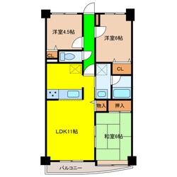 ダイアパレスリバーコート熊谷（村岡399-5）の物件間取画像